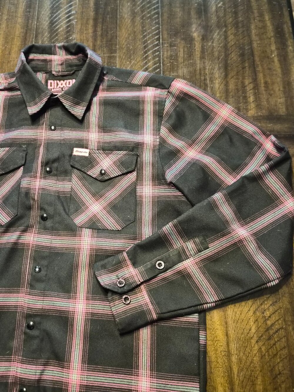 Dixxon X Snap-On Tools Unbreakable Limited-Edition Flannel Mens Shirt Sz M G860